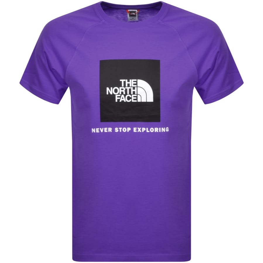 Alternative Image for ProductThe North Face Raglan Redbox T Shirt Purple1
